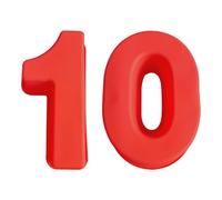 HDGSAFD Set di 2 stampi per torta in silicone rosso, corpo rettangolare con prisma