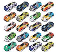 HDGSAFD Set di 20 giocattoli per auto, giocattolo da corsa, mini giocattolo per auto, regalo di compleanno