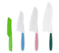 HDGSAFD Set di coltelli da cucina da 3 pezzi, coltello da pane da 1 pezzo, set di mini coltelli da chef per bambini, piccolo coltello seghettato, set di utensili da cucina