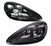 HDHCSCAGH Gruppo Faro Anteriore per Cayenne Fari 2011-2018 Aggiornamento Auto Styling Full LED DRL Faro Accessori 2 Pc Luci Anteriori A LED Gruppo Fari Anteriori Assy(2015-2018 No AFS)