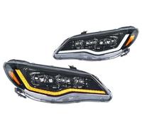 HDHCSCAGH Gruppo Faro Anteriore per Civic 8th Gen per FD1 per FD2 per FD3 per Type R LED Faro 2007-2011 DRL Sequenziale Segnale di Girata Faro Gruppo Fari Anteriori Assy(LHD)