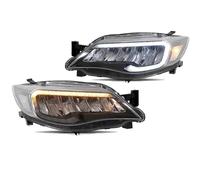HDHCSCAGH Gruppo Faro Anteriore per Subaru per WRX 2008-2014 per WRX per STI Fari Full LED con Indicatori di Direzione Sequenziali Gruppo Luci Anteriori Gruppo Fari Anteriori Assy