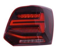 HDHCSCAGH Gruppo Faro Anteriore per VW per Polo 2011 2012 2013-2018 Git Faro Drl Accessori per Lenti Proiettore Coda Posteriore Fendinebbia Gruppo Fari Anteriori Assy(2pcs taillights)