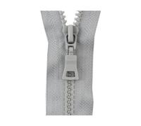 Hdhfjks 5 Cerniere in Resina Aperte, 5# 30-80 cm, per Cucire Tasche per Borse, Cerniere Decorative per Vestiti, Kit di Riparazione Accessori Fai da Te,Grigio,90 Centimetri