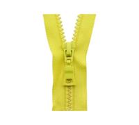 Hdhfjks 5 Cerniere in Resina Aperte, 5# 30-80 cm, per Cucire Tasche per Borse, Cerniere Decorative per Vestiti, Kit di Riparazione Accessori Fai da Te,Giallo,30 Centimetri