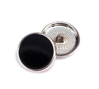 Hdhfjks Bottoni Piatti semplici in Metallo multifunzionali, Adatti per Camicie, Giacche, Giacche a Vento e Altri Indumenti, Accessori cuciti a Mano,Colore-2,18mm 20 Pezzi