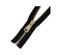 Hdhfjks Cerniera Aperta da 60-150 cm, 5#, cursori Singoli/Doppi per Cucire Giacche e Cappotti,120 Centimetri