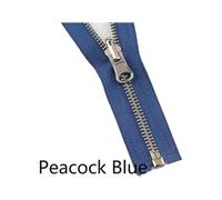 Hdhfjks Cerniera Girevole in Metallo con estremità Aperta, 5# 60-150 cm, per Piumino Doppio Lato, Accessori per Cucire Indumenti Fai da Te,Blu,90 Centimetri