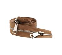 Hdhfjks Cerniera Lampo in Metallo Aperta da 30/40/50/60/70/80 cm, 5#, con Doppio cursore, per Cucire Tasche in Tessuto,20 Centimetri