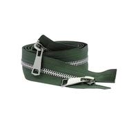 Hdhfjks Cerniera Lampo in Metallo Aperta da 30/40/50/60/70/80 cm, 5#, con Doppio cursore, per Cucire Tasche in Tessuto,20 Centimetri