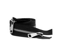 Hdhfjks Cerniera Lampo in Metallo Aperta da 30/40/50/60/70/80 cm, 5#, con Doppio cursore, per Cucire Tasche in Tessuto,20 Centimetri