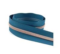 Hdhfjks Cerniera Lampo in Nylon da 4 Metri, n. 5, Adatta per Il Cucito Fai da Te di Borse e Indumenti, Accessori per la Riparazione di Cerniere, Facile da Tagliare.