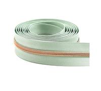 Hdhfjks Cerniera Lampo in Nylon da 4 Metri, n. 5, Adatta per Il Cucito Fai da Te di Borse e Indumenti, Accessori per la Riparazione di Cerniere, Facile da Tagliare.
