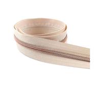 Hdhfjks Cerniera Lampo in Nylon da 4 Metri, n. 5, Adatta per Il Cucito Fai da Te di Borse e Indumenti, Accessori per la Riparazione di Cerniere, Facile da Tagliare.