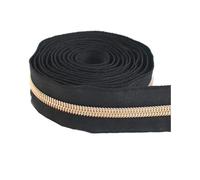 Hdhfjks Cerniera Lampo in Nylon da 4 Metri, n. 5, Adatta per Il Cucito Fai da Te di Borse e Indumenti, Accessori per la Riparazione di Cerniere, Facile da Tagliare.