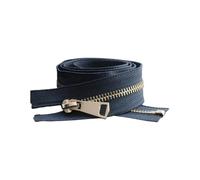 Hdhfjks Cerniera Metallica Aperta da 30/40/50/60/70/80 cm, 5#, con Blocco Automatico, per Cucire Tasche di Indumenti,20 Centimetri