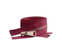 Hdhfjks Cerniera Metallica Aperta da 30/40/50/60/70/80 cm, 5#, con Blocco Automatico, per Cucire Tasche di Indumenti,20 Centimetri