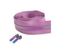 Hdhfjks Nastro per Cerniera da 5 Metri, Cerniera a Spirale in Nylon e plastica, 5#, Semplice e Resistente, Adatto per riparazioni di Cerniere e Cucito Fai da Te. Accessori