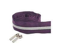 Hdhfjks Nastro per Cerniera da 5 Metri, Cerniera a Spirale in Nylon e plastica, 5#, Semplice e Resistente, Adatto per riparazioni di Cerniere e Cucito Fai da Te. Accessori