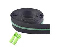 Hdhfjks Nastro per Cerniera da 5 Metri, Cerniera a Spirale in Nylon e plastica, 5#, Semplice e Resistente, Adatto per riparazioni di Cerniere e Cucito Fai da Te. Accessori