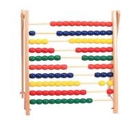 HDICUHNANU Abaco Calcolatrice Soroban Abaco in Legno da 100 Perline, Contatori di, Strumenti Matematici, Impara A Contare E A I Numeri Educativi Prescolari