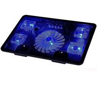 HDICUHNANU Base di raffreddamento da Gaming 5 Fan 2 USB Laptop Cooler Cooling Pad Base LED Notebook Computer Supporto Per Ventola Per PC Portatile per PC Notebook