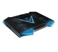 HDICUHNANU Base di raffreddamento da Gaming Raffreddatore For Laptop Da Gioco Con 5 Ventole Silenziose, Adatto A 12-19 Pollici, Altezza Regolabile per PC Notebook