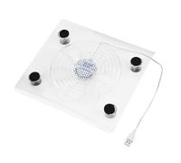 HDICUHNANU Base di raffreddamento da Gaming Raffreddatore For Laptop Ultra Silenzioso Con Effetti Di Illuminazione LED RGB Cavo USB per PC Notebook