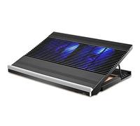 HDICUHNANU Base di raffreddamento da Gaming Tappetini Di Raffreddamento Per Laptop Lega Alluminio Raffreddatore Per Notebook Da 12-17 Pollici Tappetino Per USB A 2 Porte per PC Notebook