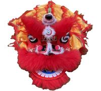 HDICUHNANU Drago Cinese per Feste Drago di Danza del Leone da 9 Pollici per Adulti Costume Sport all'Aria Aperta Testa Feste Cinesi in Italia(Rot)