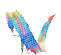 HDICUHNANU Drago Cinese per Feste Nastro Colorato Simile alla Seta for La Danza del Drago for Principianti Arte Popolare in for All'aperto Feste Cinesi in Italia