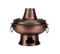 HDICUHNANU Hot Pot Shabu Pot Pentole per Cucinare Pentola Calda A Carbone Tradizionale for Zuppa di Rame A for Amico Famiglia Multi Functional(36cm)