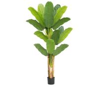 HDICUHNANU Piante Oornamentali Albero Finto Di Banano Artificiale Con Foglie Realistiche Pianta Per La Decorazione Domestica Fake Trees(180cm)