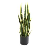 HDICUHNANU Piante Oornamentali Pianta Tropicale Di Sansevieria Albero Artificiale Soggiorno Ufficio Decorazione In Vaso Simulazione Finto In Stile Nordico Fake Trees(75cm)