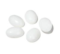 HDJSDB 10 pezzi/lotto perline cabochon in pietra naturale, agate, malachite, ovali cabochon curative in pietra per anelli fai da te, gioielli fatti a mano - 27 perline di quarzo - 18x25 mm