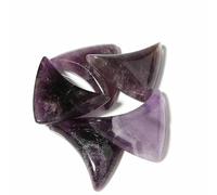 HDJSDB Cabochon di ametista naturale ovale/rombo/cabochon irregolari con retro piatto per la creazione di gioielli Home-Cabochon irregolari2