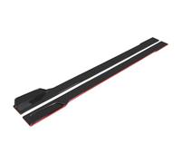 HDJYCZM Autoveicoli Gonna Laterale per VW Golf 7 2014-2020, Auto Gonna Laterale Splitter Lip Winglet Diffusore Accessori,2.2m Black+Red