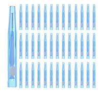 HDKAJL 40 spazzole interdentali, spazzole dentali da 0,7 mm, spazzola morbida per filo interdentale, stuzzicadenti, mini bastoncini di filo interdentale per la pulizia orale delle parentesi graffe,