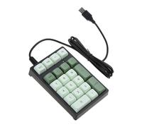 HDKEAN Tastiera Numerica 21 Tasti Tastiera Meccanica Digitale Verde Usb Per Contabilità Cassiere Notebook Computer Tablet