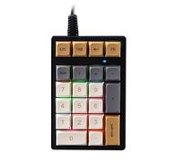HDKEAN Tastiera Numerica 21 Tasti Tastiera Meccanica Digitale Verde Usb Per Contabilità Cassiere Notebook Computer Tablet