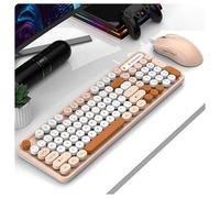 HDkxbf Tastiera Tastiera Da Gioco Prova Il Massimo Piacere Di Gioco, Silenzioso Ed Efficiente: La Tastiera Da Gioco Sussurrata Dal Comfort Ergonomico Include Un Mouse Dello Stesso Colore(E)