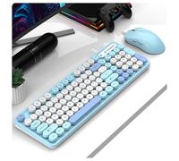 HDkxbf Tastiera Tastiera Da Gioco Prova Il Massimo Piacere Di Gioco, Silenzioso Ed Efficiente: La Tastiera Da Gioco Sussurrata Dal Comfort Ergonomico Include Un Mouse Dello Stesso Colore(H)