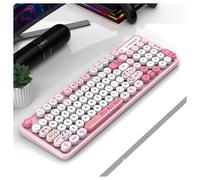 HDkxbf Tastiera Tastiera da gioco Prova il massimo piacere di gioco, silenzioso ed efficiente: tastiera da gioco sussurrata e confortevole ed ergonomica(C)