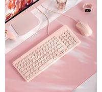 HDkxbf Tastiera Tastiera Da Gioco Prova Il Massimo Piacere Di Gioco, Silenzioso Ed Efficiente - Tastiera Da Gioco Sussurrata E Confortevole Ed Ergonomica Include Mouse Dello Stesso Colore(D)