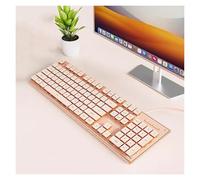 HDkxbf Tastiera Tastiera Da Gioco Prova Il Massimo Piacere Di Gioco, Silenzioso Ed Efficiente: Tastiera Da Gioco PBT A Doppio Colore Stampata Ad Iniezione(A)