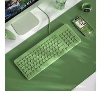 HDkxbf Tastiera Tastiera Da Gioco Prova Il Massimo Piacere Di Gioco, Silenzioso Ed Efficiente: Tastiera Da Gioco Sussurrante Dal Comfort Ergonomico(C)