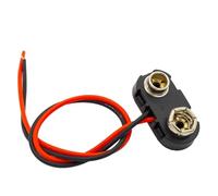 HDKYSWBUEJ 10 Pezzi di Supporto for Cavi con connettore a Scatto for Batteria da 9 V