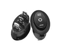 HDKYSWBUEJ 1pc RL3-6 Oval Ship Type Switch with Third Foot Switch Warped Board Power Switch