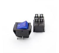 HDKYSWBUEJ 1Pcs 12V Switch KCD4 Boat-Shaped Rocker Power Button on-0ff Blue Light