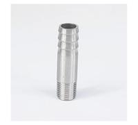 HDKYSWBUEJ 2pc 1/4" BSPT Male x Fit 1/2" I/D Hose Barb 304 Stainless Pipe Fitting Hosetail Connector Water Gas Oil